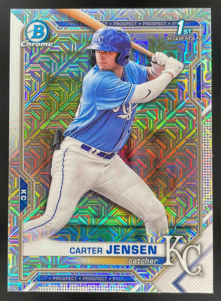 2021 Bowman Draft Chrome Mega Box #BDC-106 Carter Jensen RC