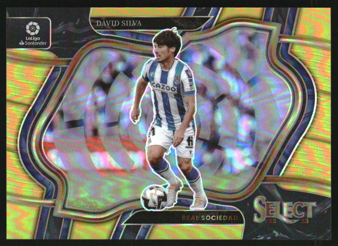 2022-23 Select La Liga Gold #236 David Silva /10