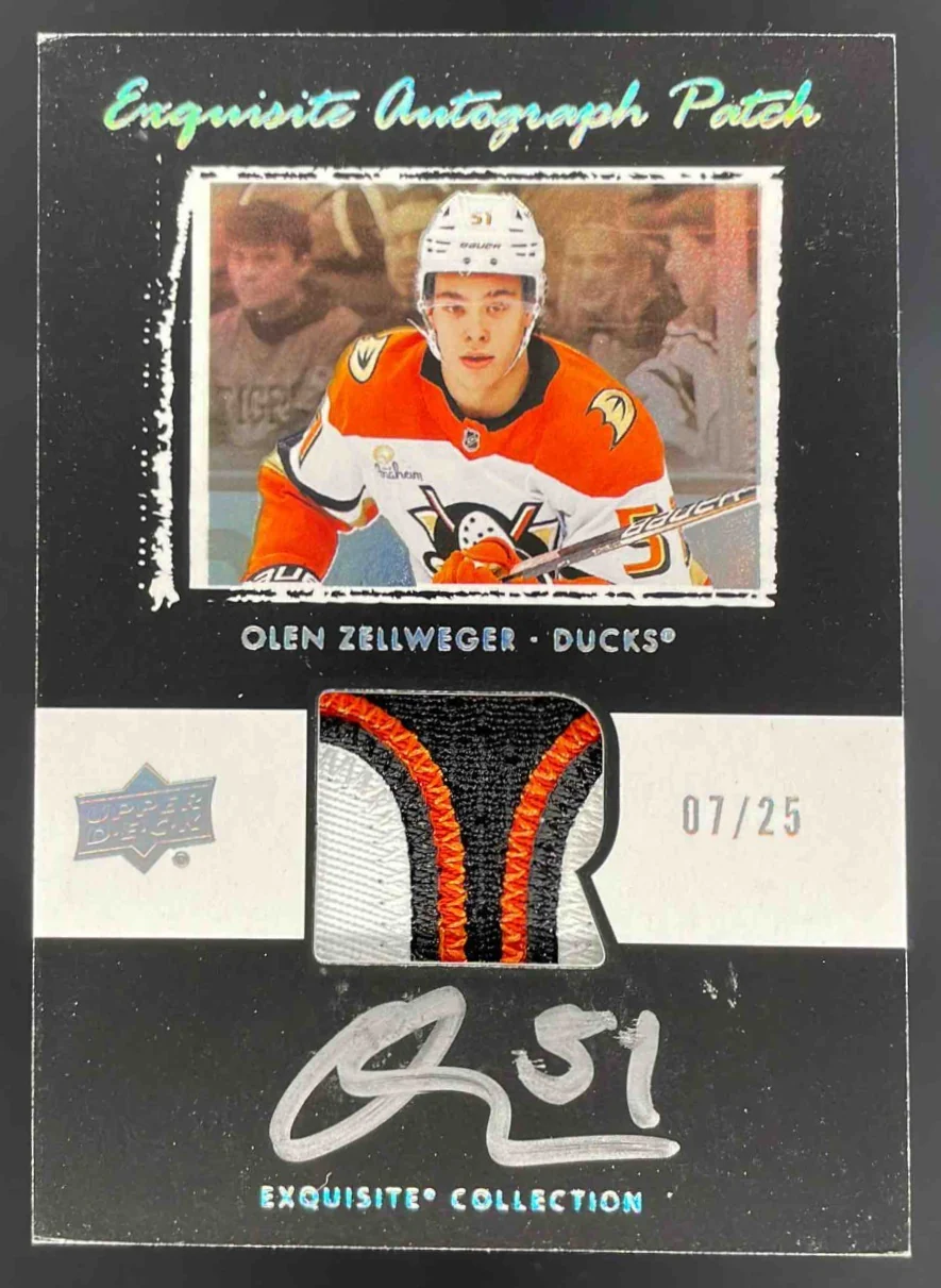 2024 The Cup Exquisite Collection 03 Tribute Black Auto Patch Olen Zellweger /25