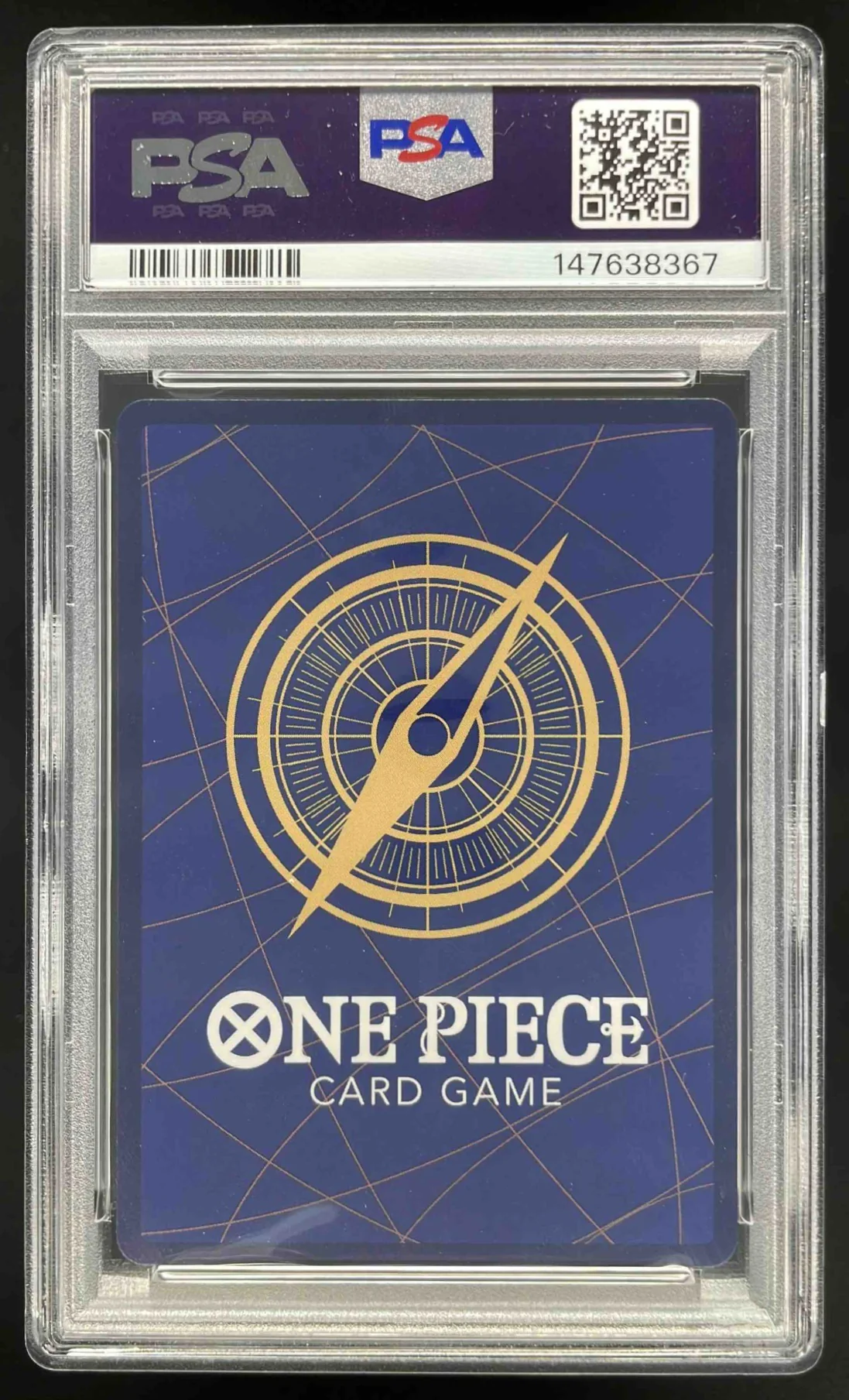 2024 One Piece OP07 EN #109 Monkey D Luffy Alternate Art PSA 10 - Image 2