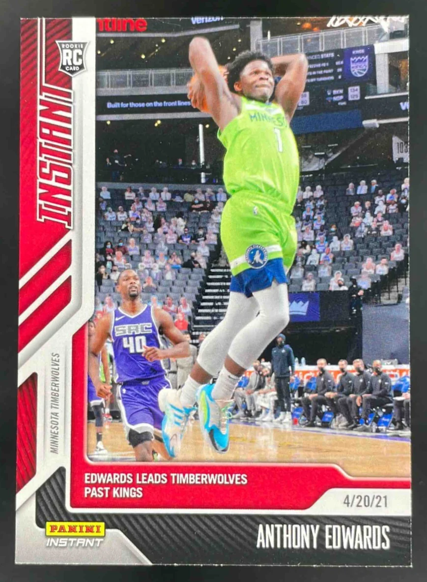 2020-21 Panini Instant #152 Anthony Edwards RC Rookie