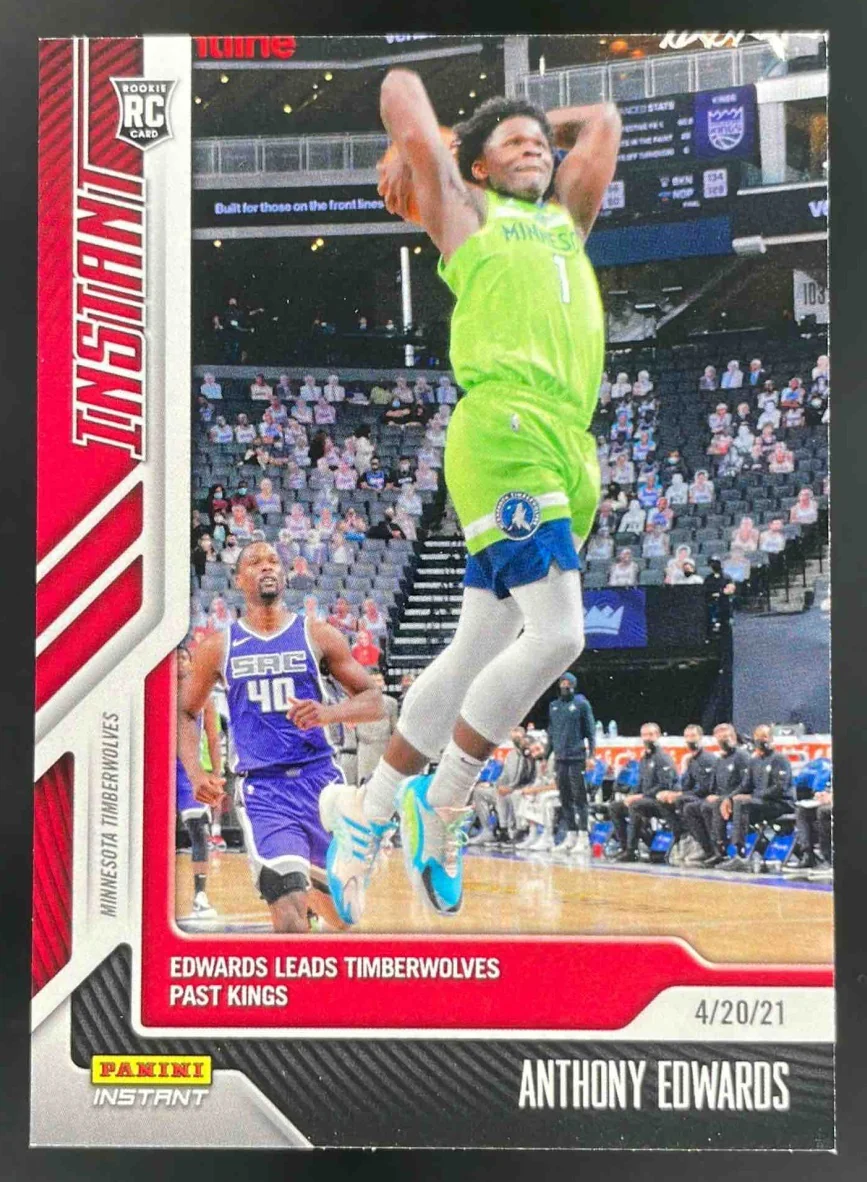 2020-21 Panini Instant #152 Anthony Edwards RC Rookie