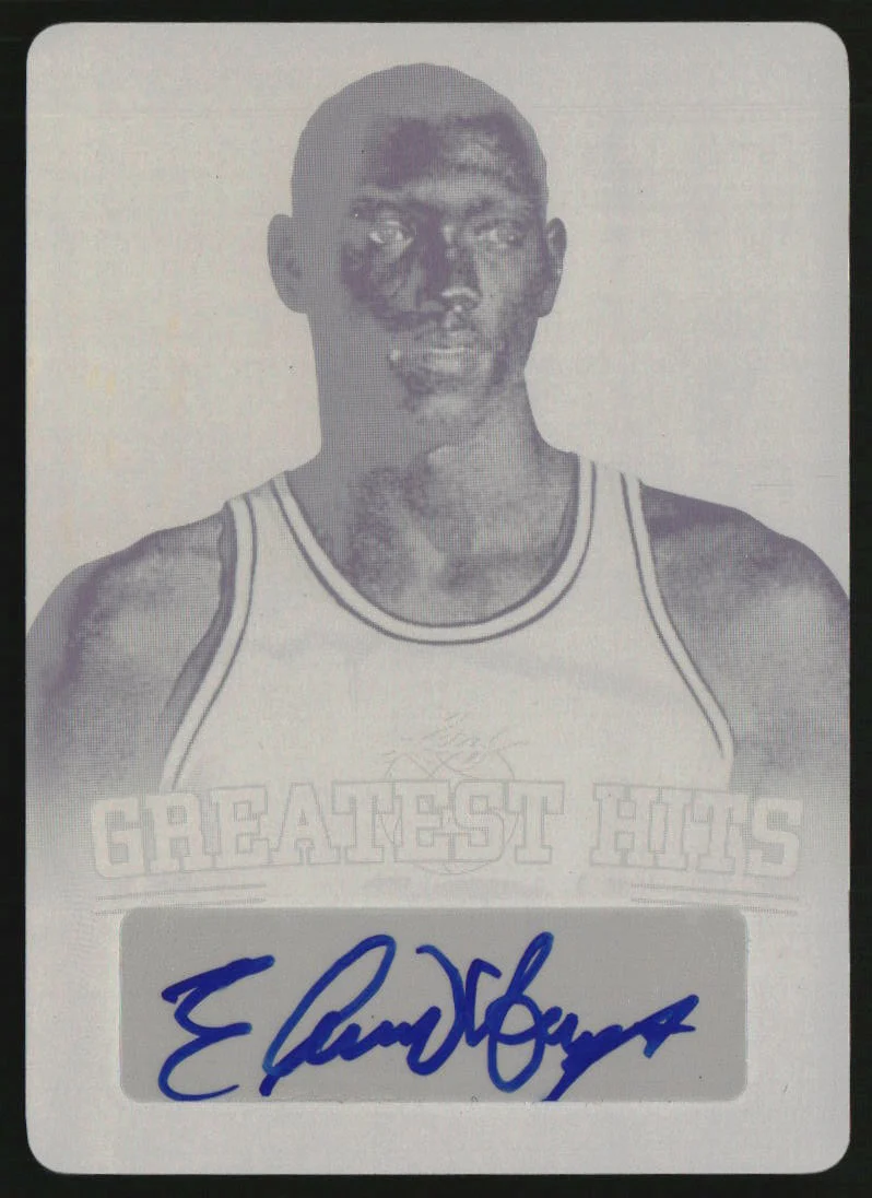 2015 Leaf Printing Plate Black Autograph Elvin Hayes Auto 1/1