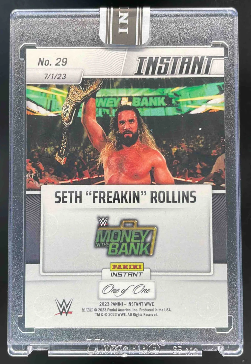 2023 Panini Instant #29 Seth Freakin Rollins - Image 2