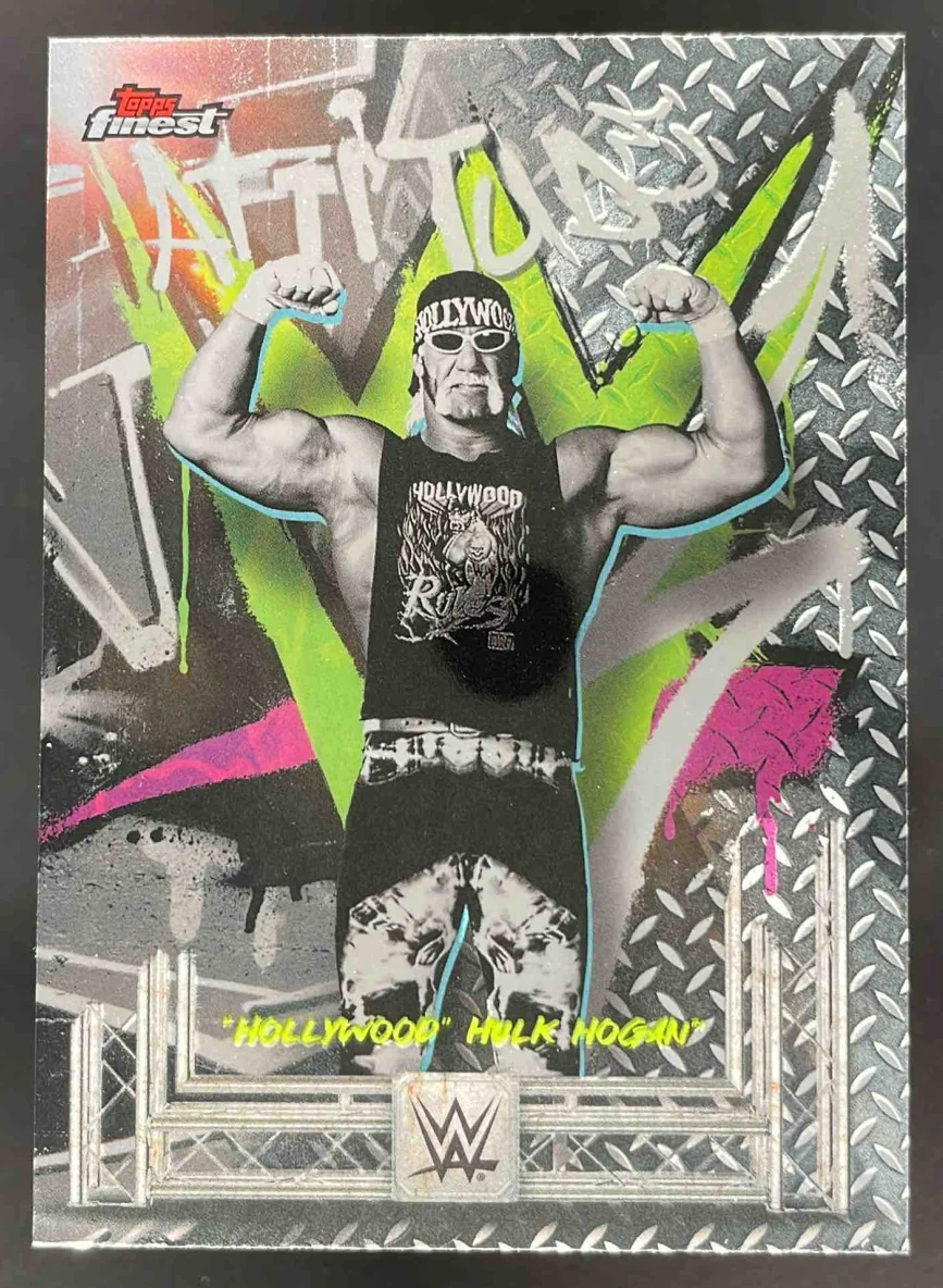 2025 Topps Finest WWE Rare #285 "Hollywood" Hulk Hogan