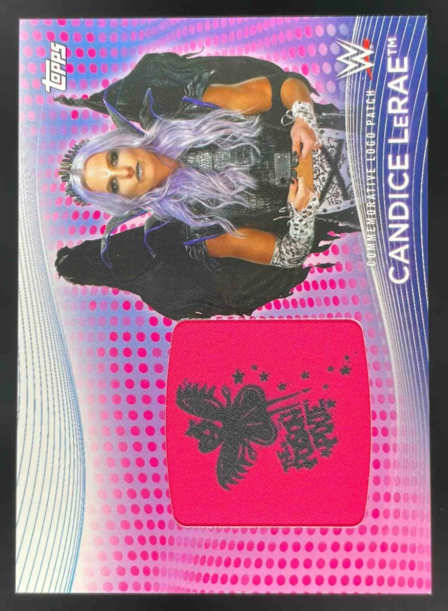 2021 Topps WWE Women's Division Superstar Relics Pink #SLP-CL Candice LeRae /150