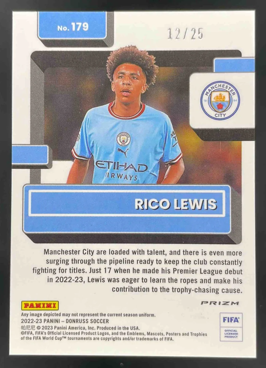 2022-23 Panini Donruss Optic Pink Ice #179 Rico Lewis RC Rated Rookie /25 - Image 2