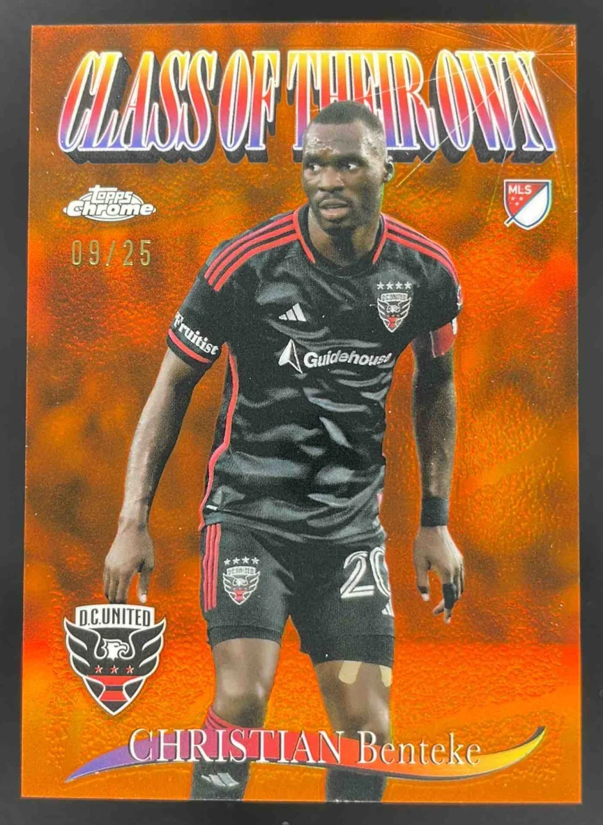 2025 Topps Chrome MLS Class of Their Own Orange #CO-15 Christian Benteke /25