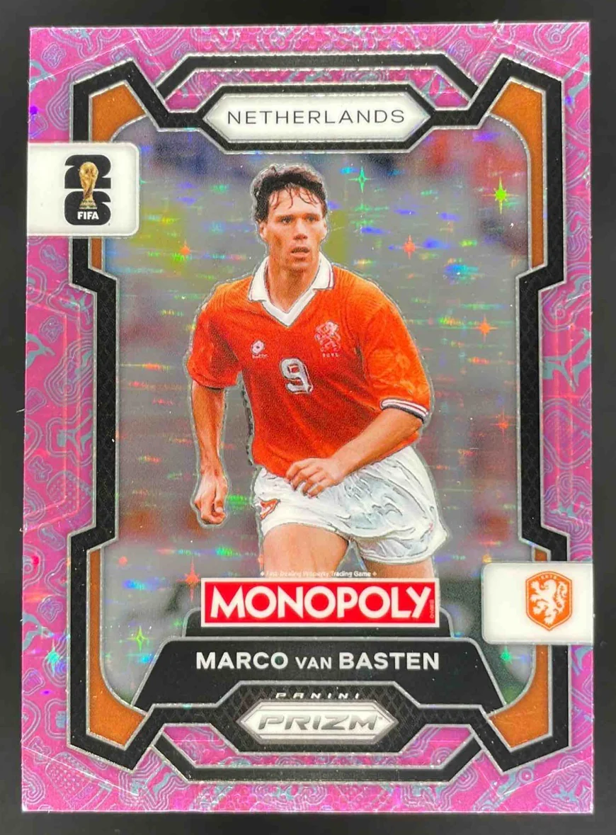 2026 Panini Prizm Monopoly World Cup Pink Stars Prizm #73 Marco van Basten