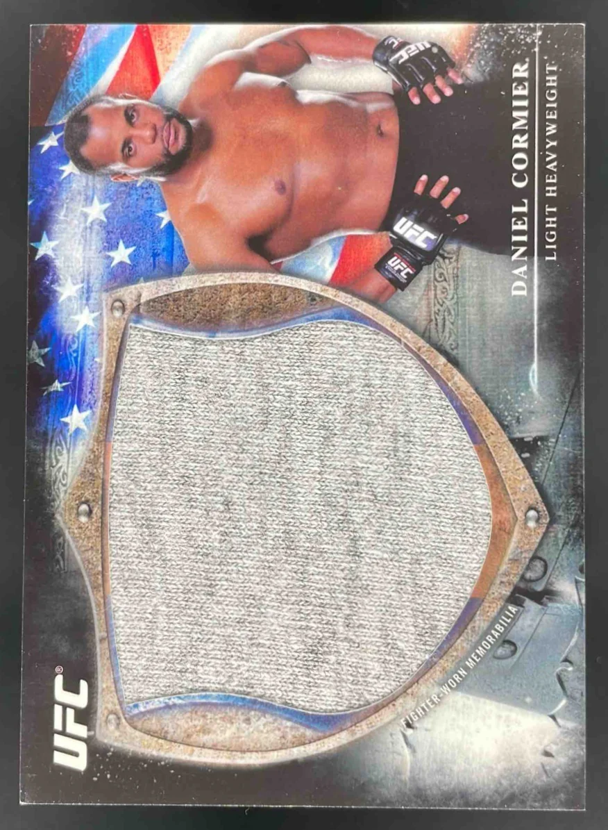 2014 Topps UFC Bloodlines Fighter Jumbo Relics #BJFR-DC Daniel Cormier /110