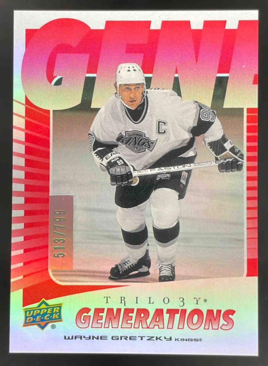 2023-24 Upper Deck Trilogy Generations Red #TG-16A Wayne Gretzky /799