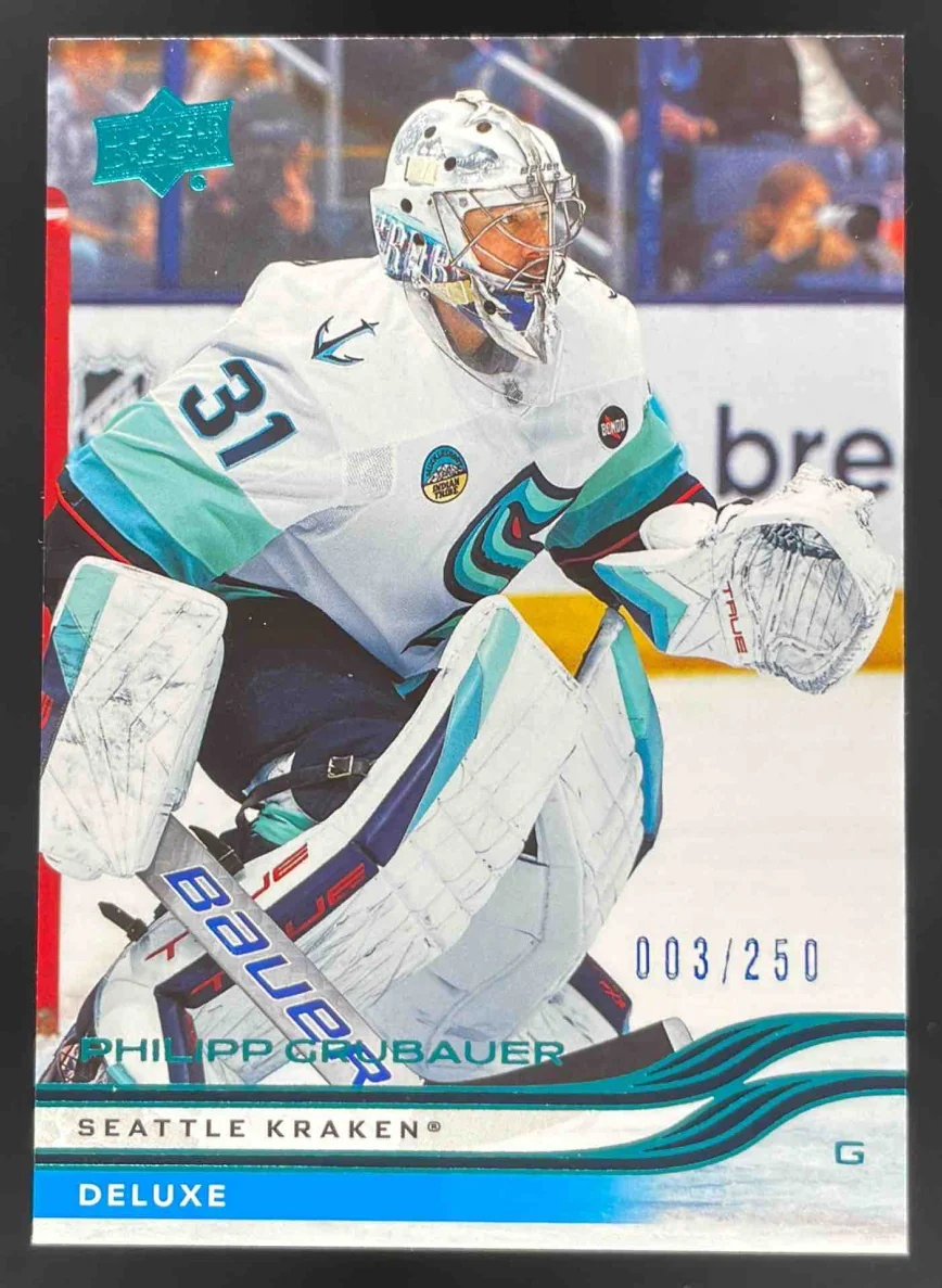 2025-26 Upper Deck Series 2 Deluxe #397 Philipp Grubauer /250