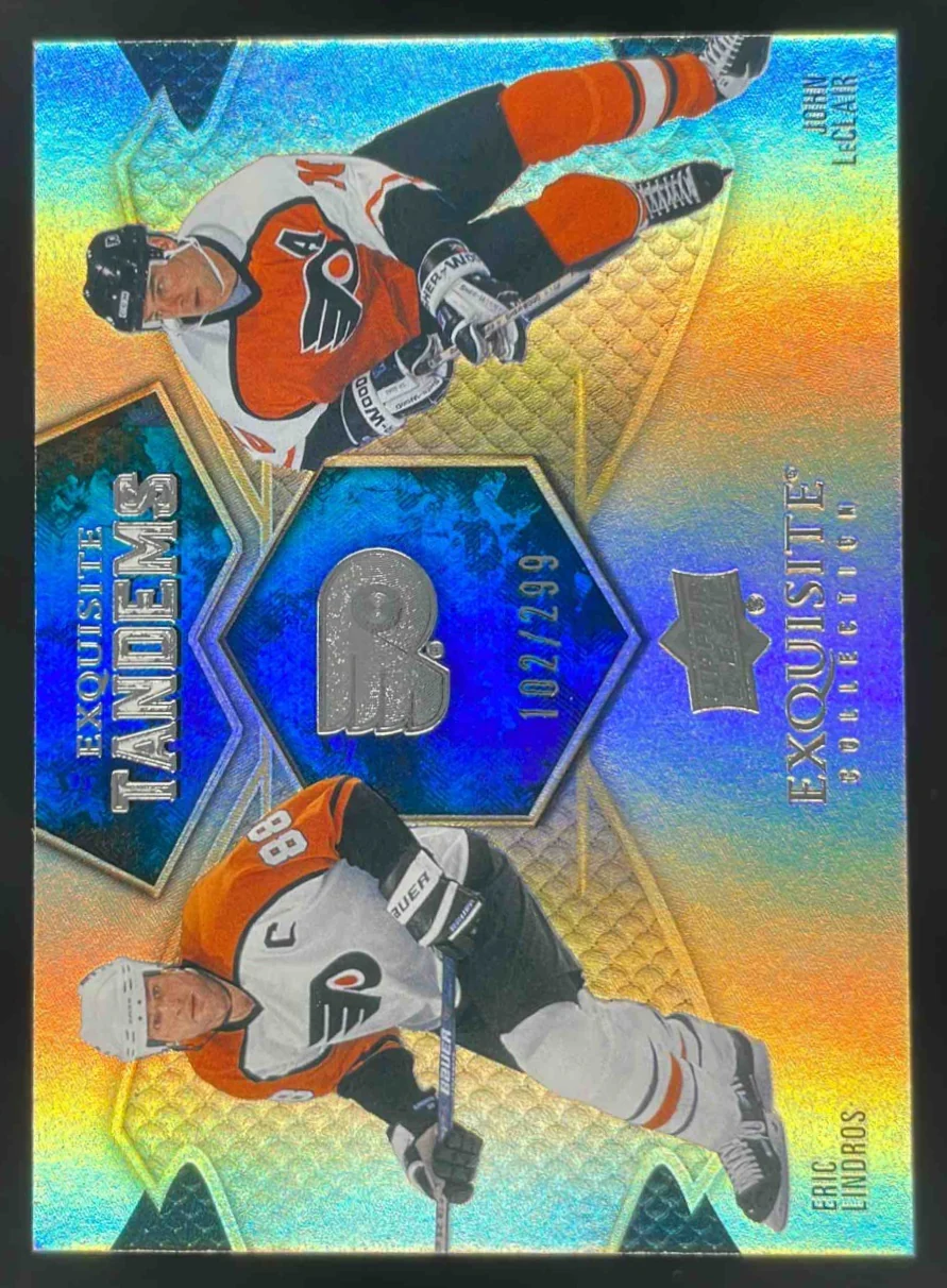 2023 Black Diamond Exquisite Collection Tandems Eric Lindros John LeClair /299