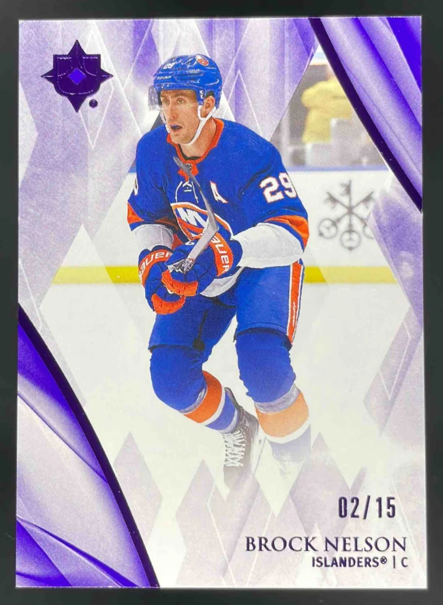 2023-24 Upper Deck Ultimate Collection Purple #43 Brock Nelson /15
