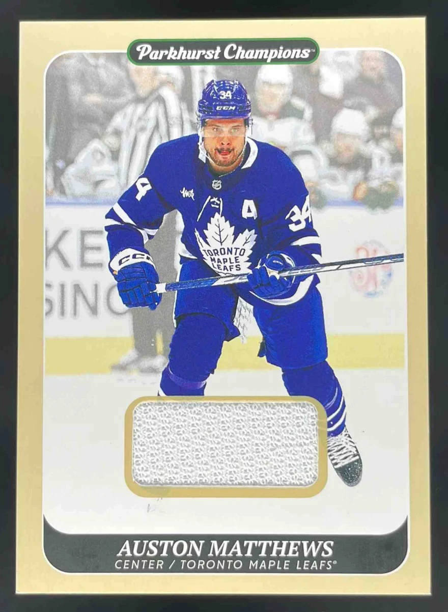 2023-24 Parkhurst Champions Jersey #56 Auston Matthews MEM