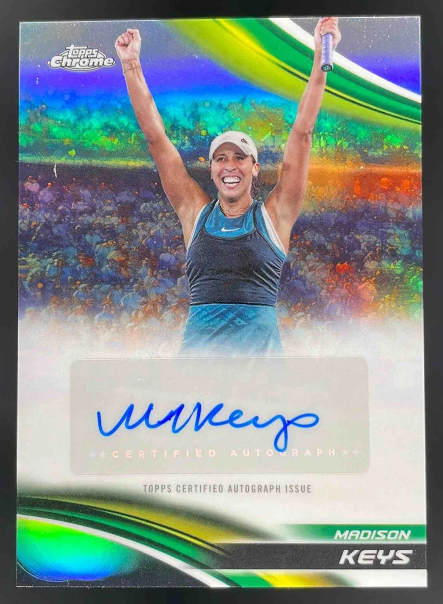 2025 Topps Chrome Autographs I Refractor #CA-MKS Madison Keys Auto