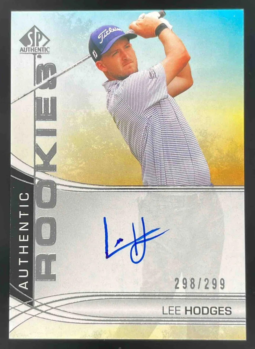 2024 Upper Deck Portfolio SP Authentic Rookies Parallel Lee Hodges Auto /299
