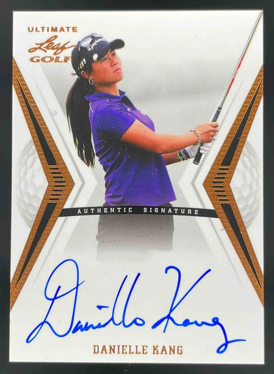 2012 Leaf Ultimate Golf Bronze Foil #BADK1 Danielle Kang Auto