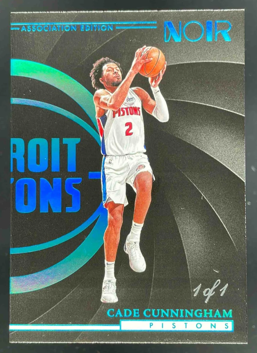 2023-24 Panini Noir Platinum #58 Cade Cunningham Association Edition 1/1