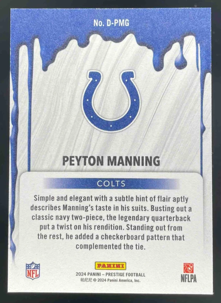 2024 Panini Prestige NFL Drip #D-PMG Peyton Manning - Image 2