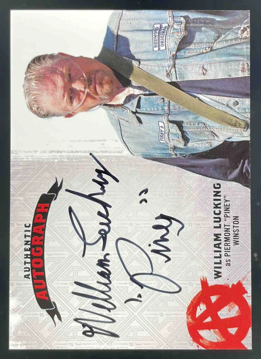 2014 Cryptozoic Sons of Anarchy Auto William Lucking as Piney Winston Auto