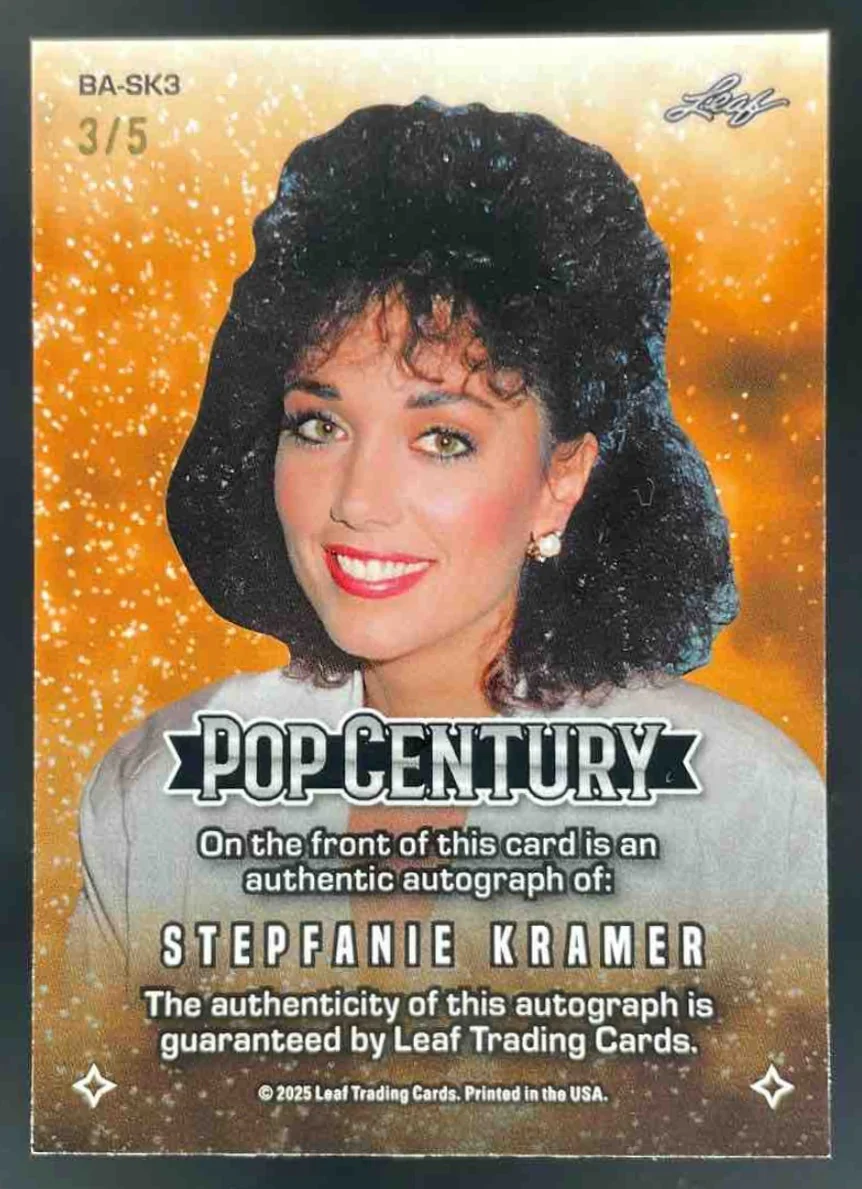 2025 Leaf Metal Pop Century Kaleidoscope Pink #BA-SK3 Stepfanie Kramer Auto /5 - Image 2