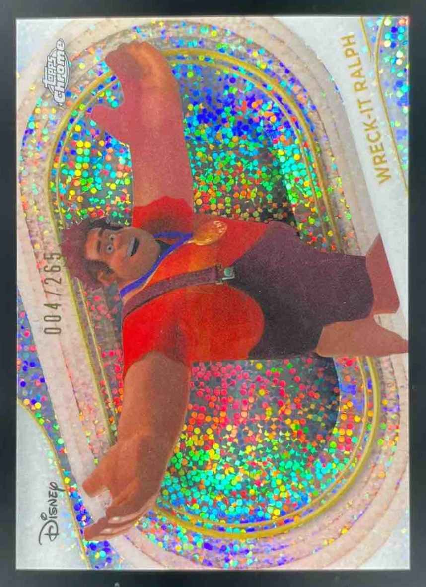 2025 Topps Chrome Disney Image Variation Speckle #65 Wreck-It Ralph /265