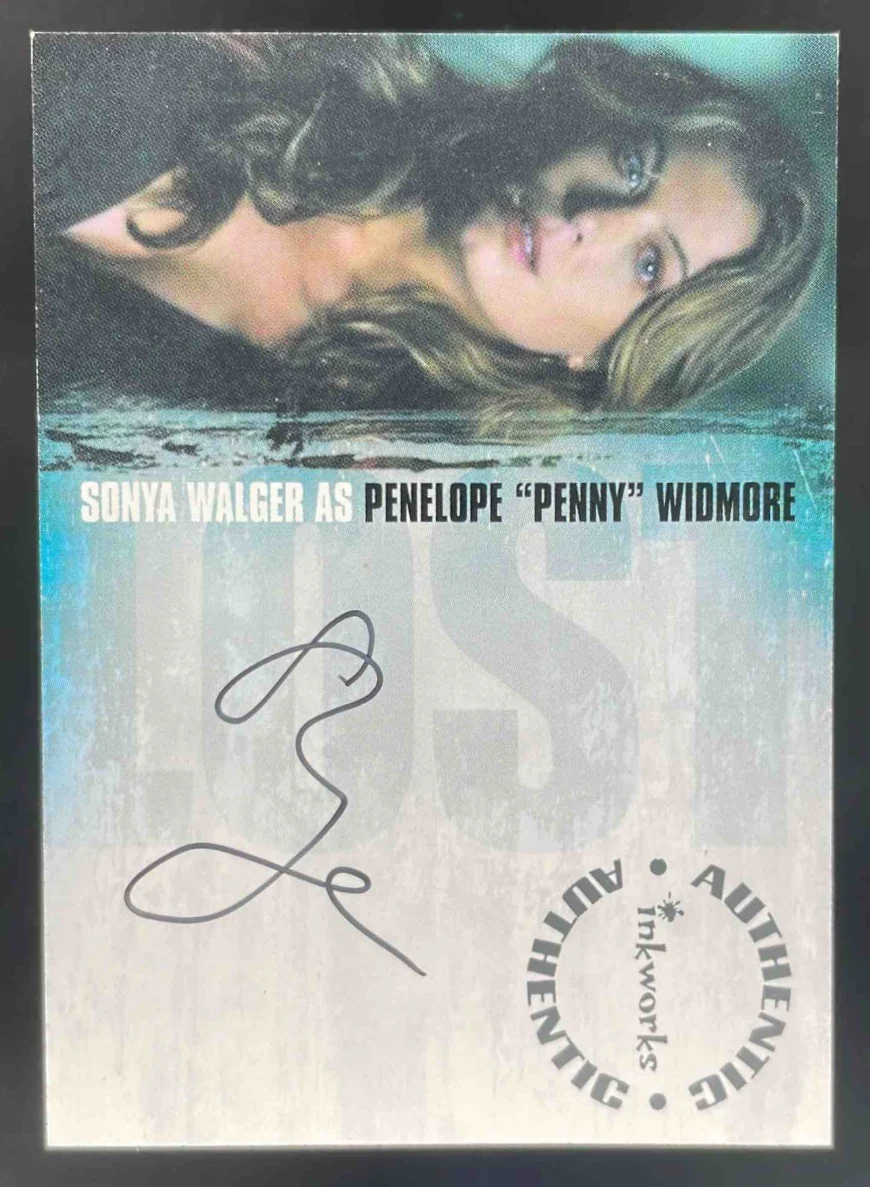 2006 Inkworks Lost Autograph Sonya Walger Penelope Widmore Auto
