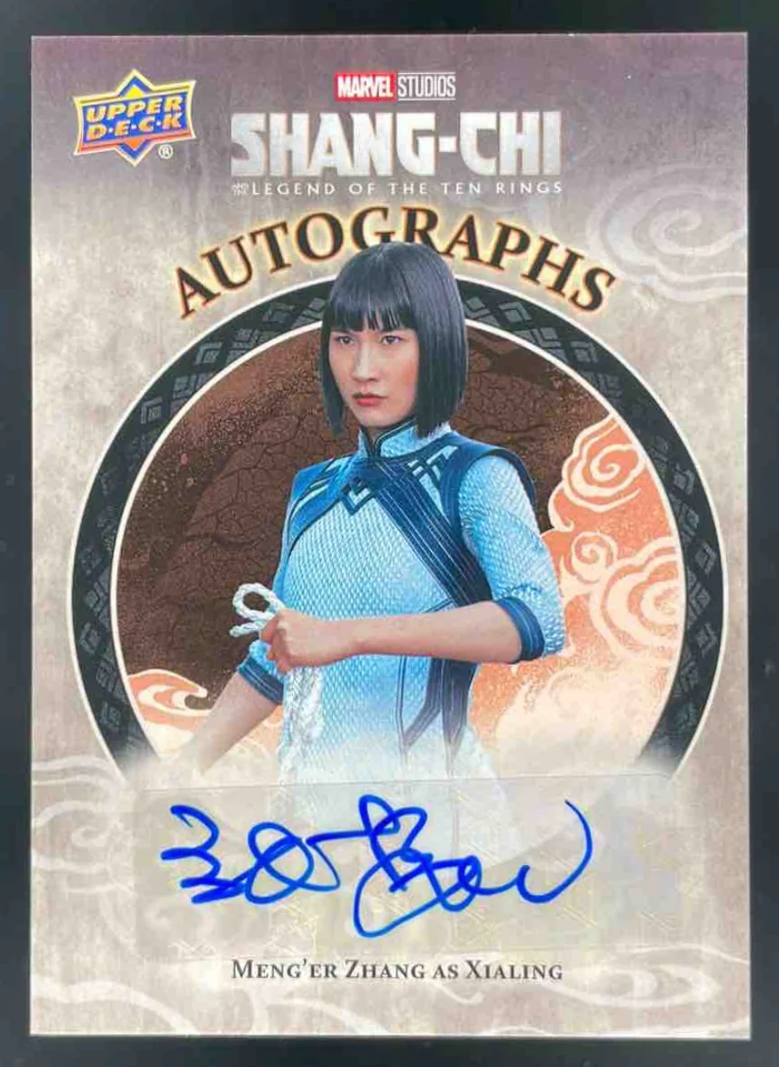 2023 Upper Deck Marvel Shang-Chi and the Legends Ten Rings Meng er Zhang Auto
