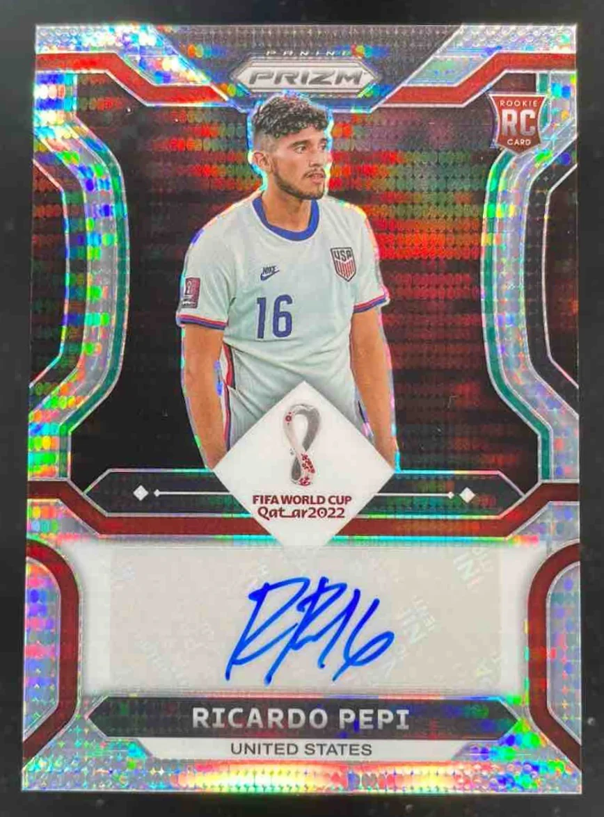2022-23 Panini Prizm World Cup Breakaway #S-PEP Ricardo Pepi Auto