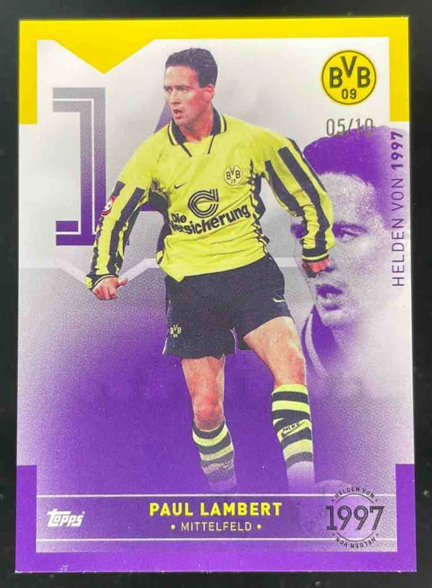 2023 Topps BVB Helden Von 1997 #H97-PL Paul Lambert /10