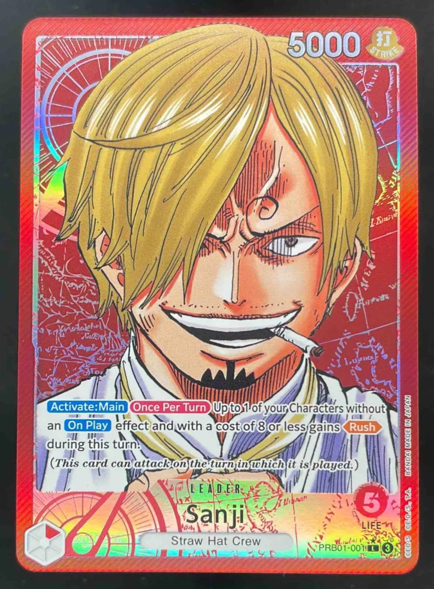 Sanji PRB01-001 Alternate Art - Premium Booster -The Best- PRB-01 One Piece