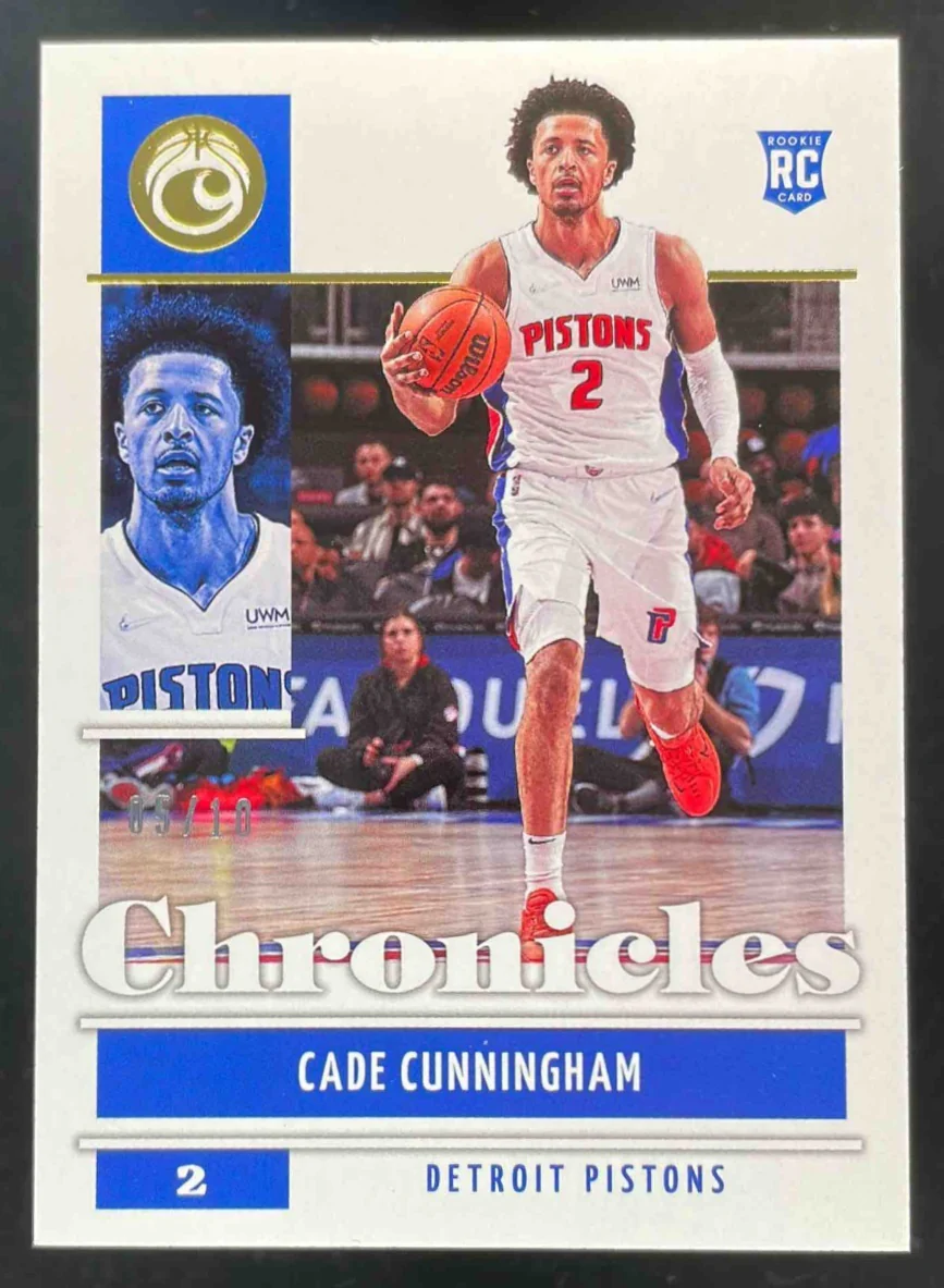 2021-22 Panini Chronicles Gold #50 Cade Cunningham RC Chronicles /10