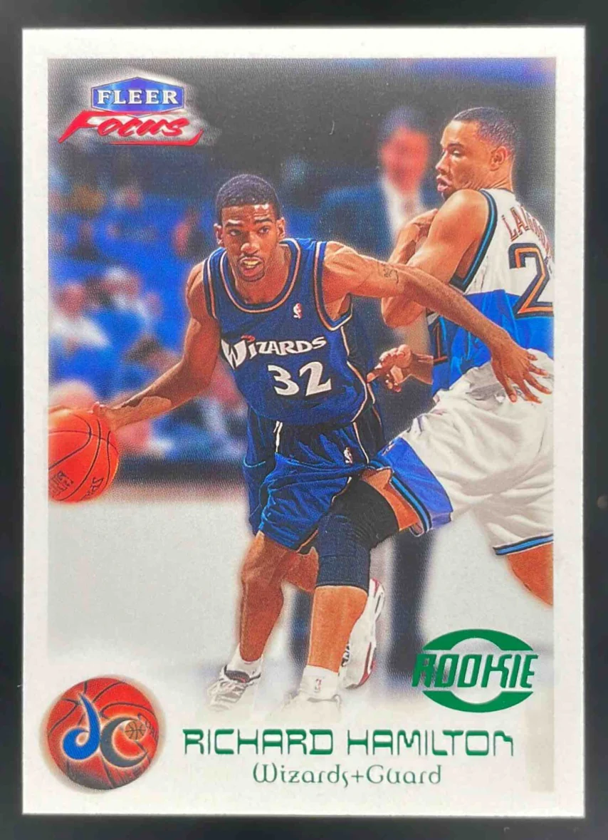 1999-00 Fleer Focus Masterpiece Mania #112 Richard Hamilton RC /300