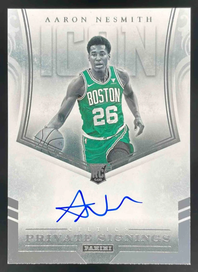 2021 Panini Private Signings Rookie Autograph Aaron Nesmith RC Auto
