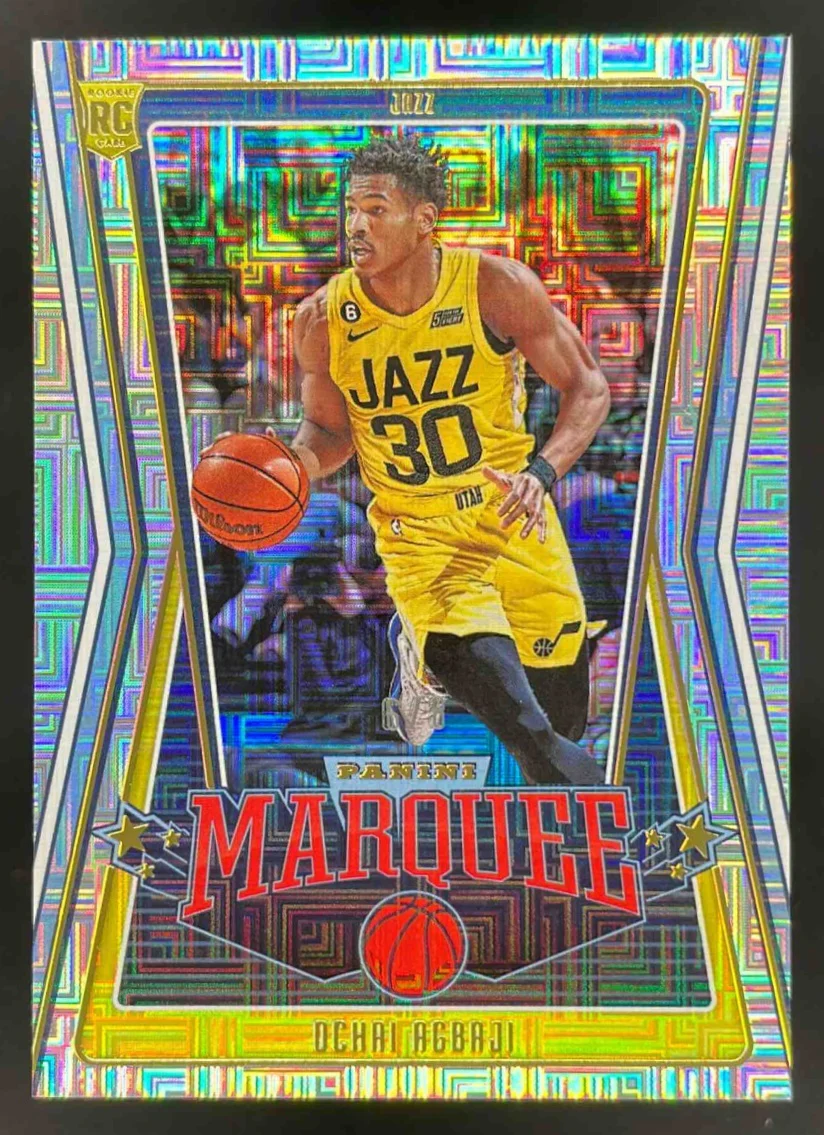 2022 Panini Chronicles Marquee Asia #250 Ochai Agbaji RC