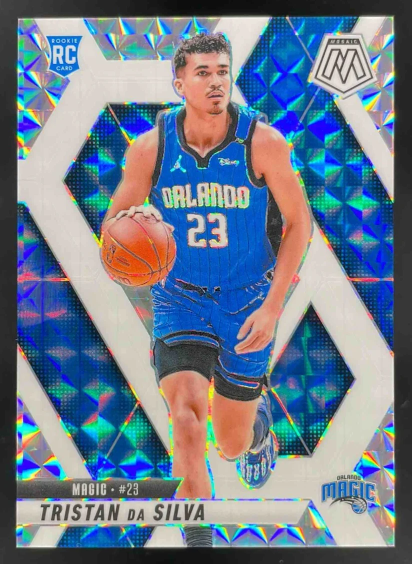 2024-25 Panini Mosaic Choice White Mosaic #230 Tristan da Silva RC /35