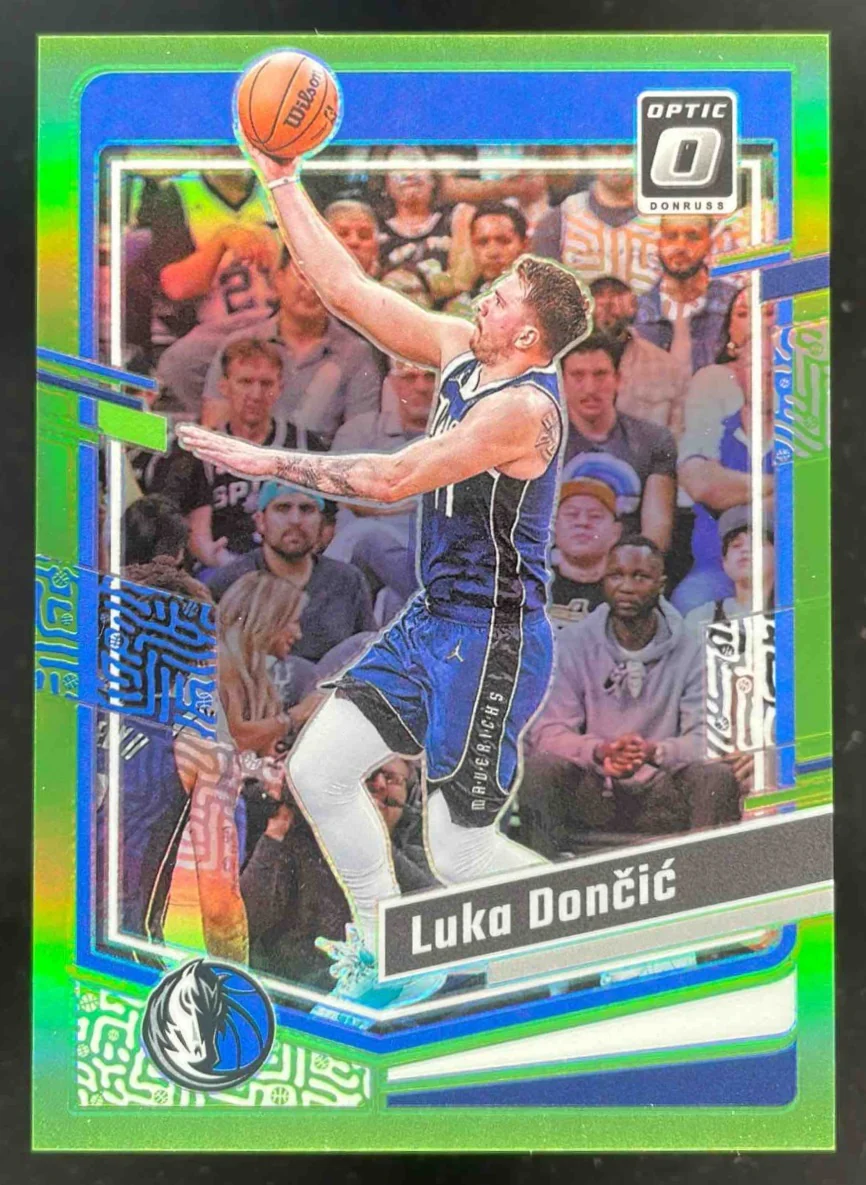 2023-24 Panini Donruss Optic Lime Green Prizm #67 Luka Doncic /149