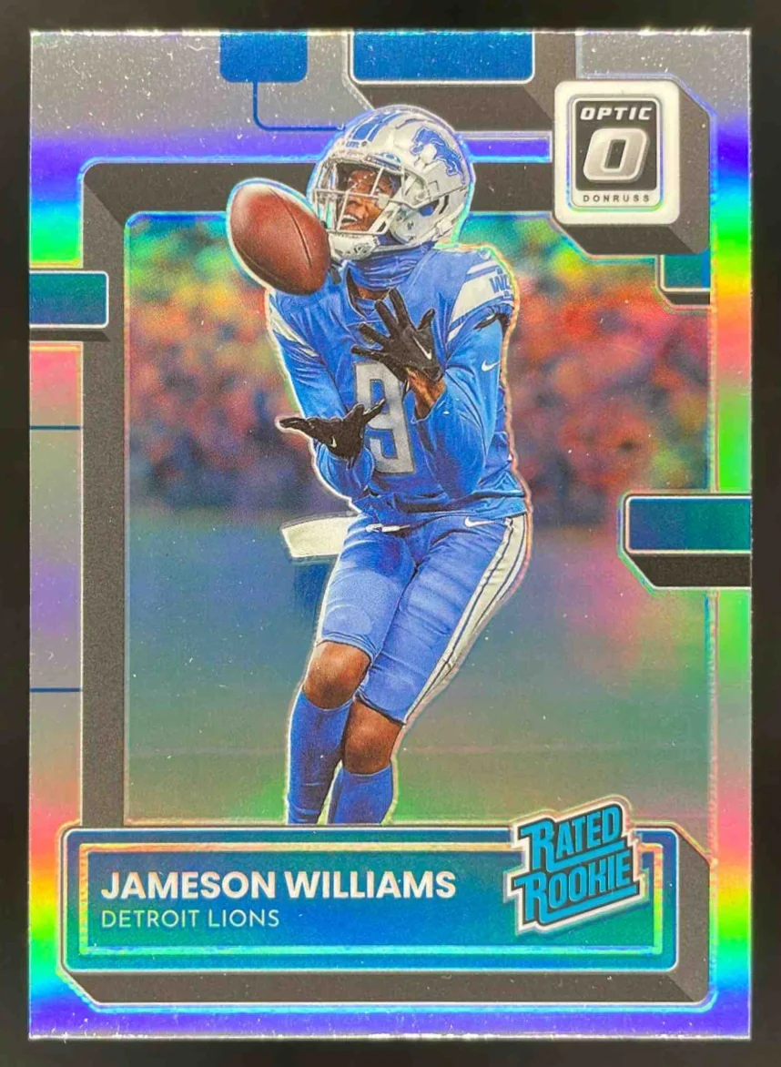 2022 Panini Donruss Optic Holo #208 Jameson Williams RC Rated Rookie