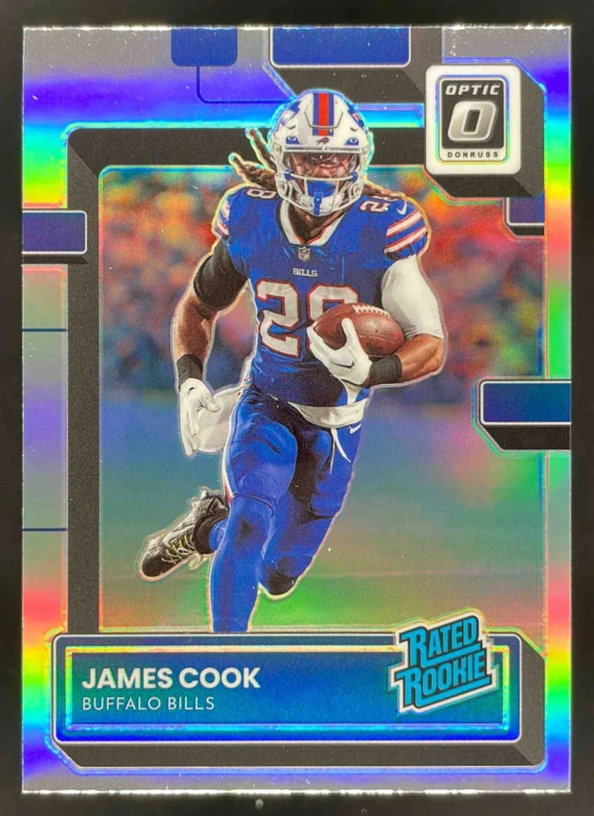 2022 Panini Donruss Optic Holo #215 James Cook RC Rated Rookie