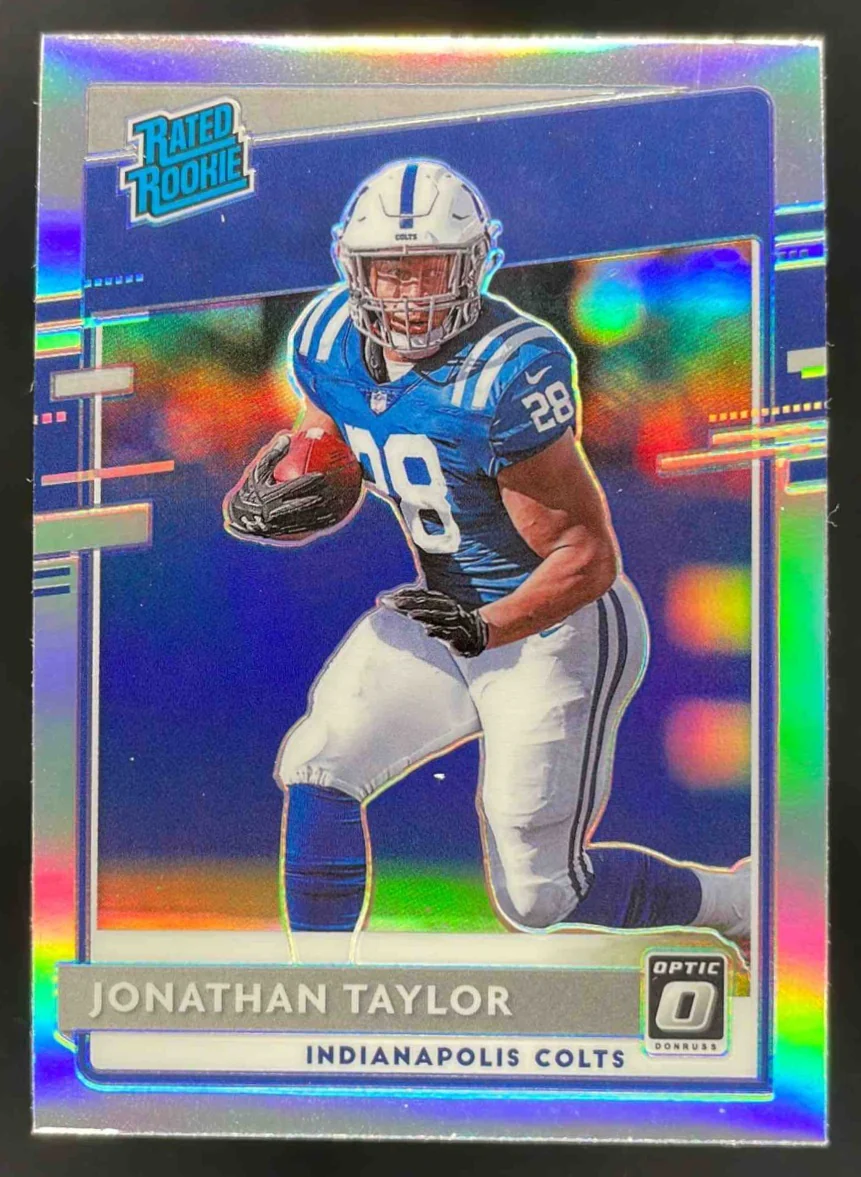 2020 Panini Donruss Optic Holo Prizm #167 Jonathan Taylor RC