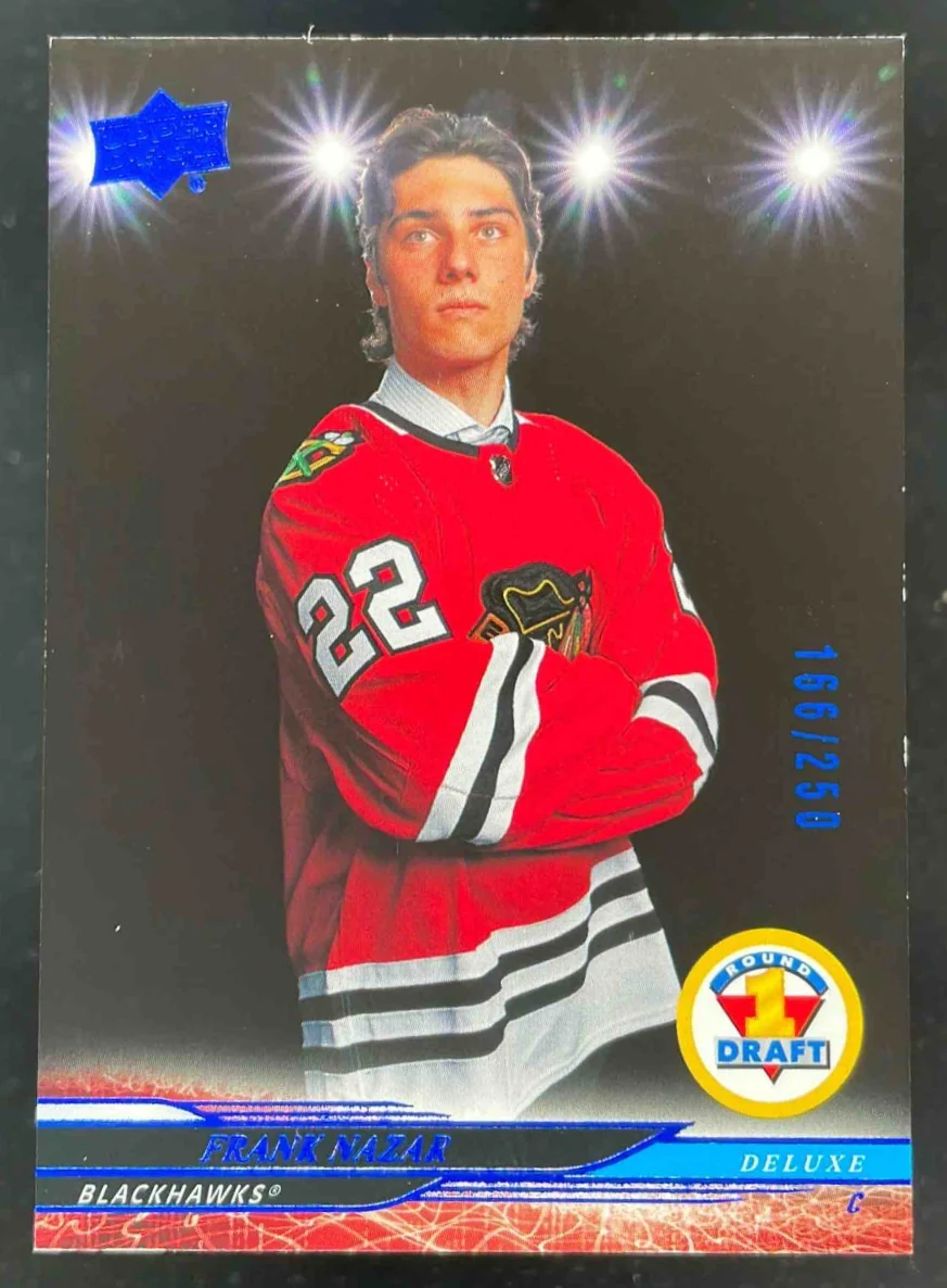 2024 Upper Deck Extended Series Deluxe #731 Frank Nazar RC Round Draft RC /250