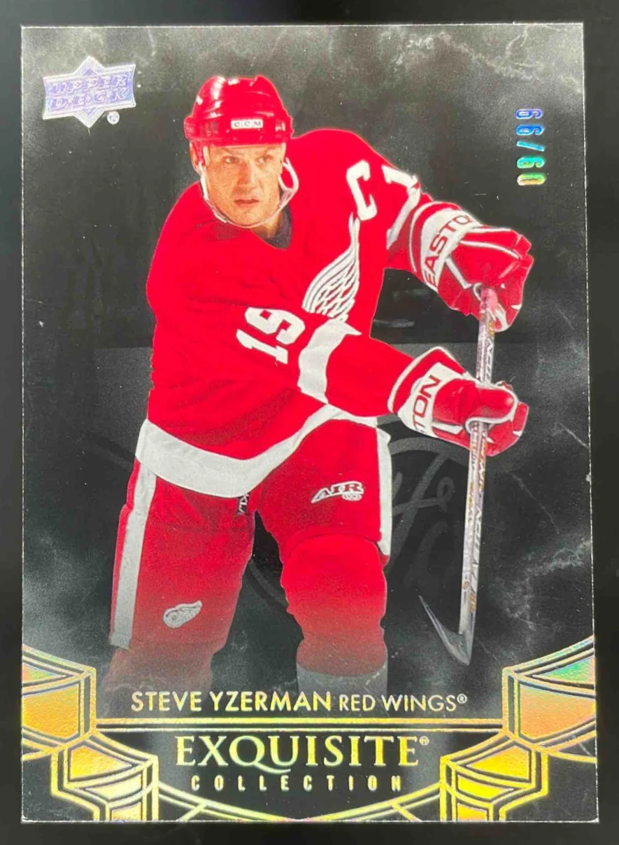 2024-25 Upper Deck The Cup Exquisite Collection Black #EB-37 Steve Yzerman /99