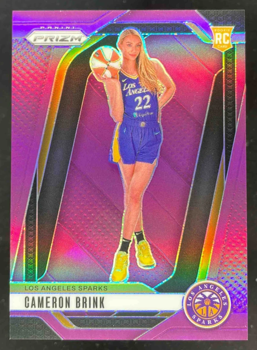 2024 Panini WNBA Prizm Purple Prizm #143 Cameron Brink /149