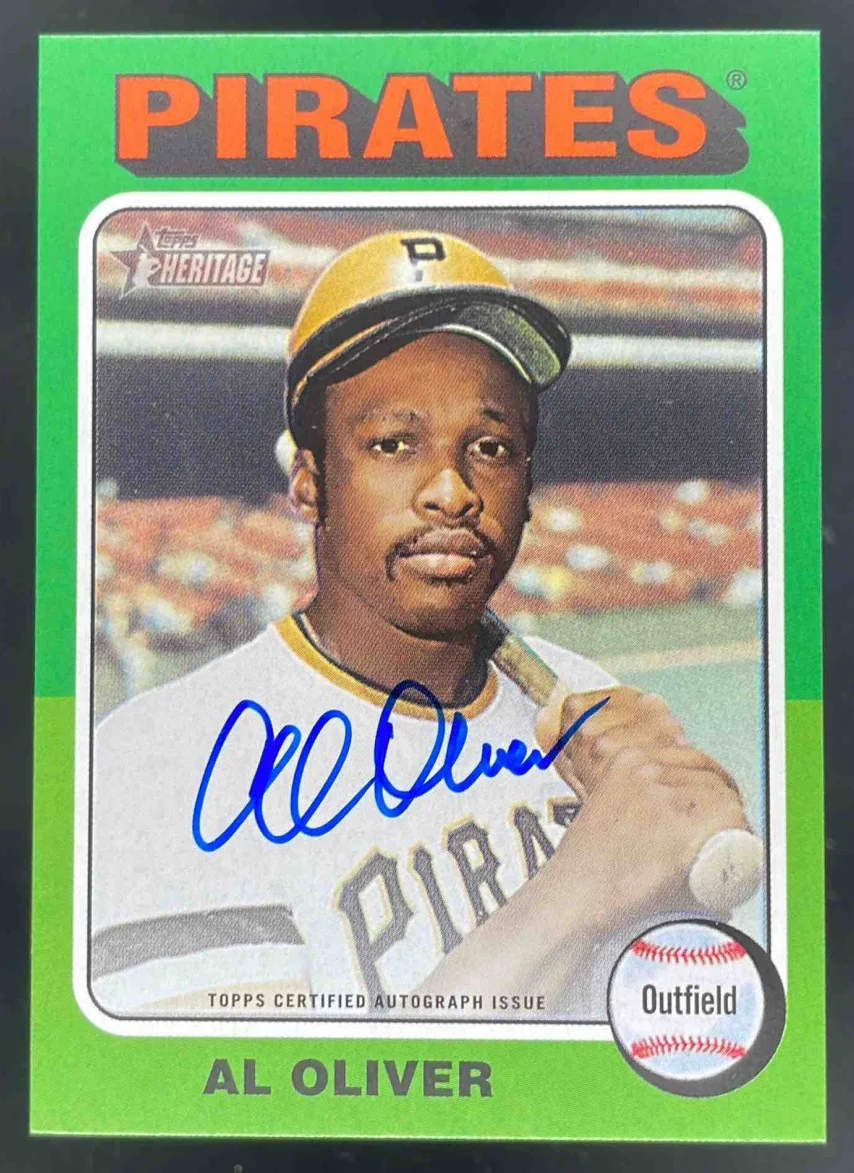 2024 Topps Heritage High Number Real One Autographs #ROA-AO Al Oliver Auto