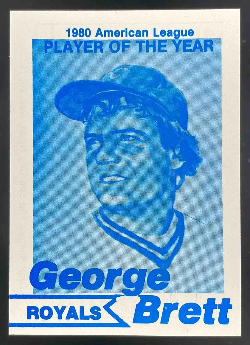 1980 Dick Kaegel American League Player of the Year George Brett Royals