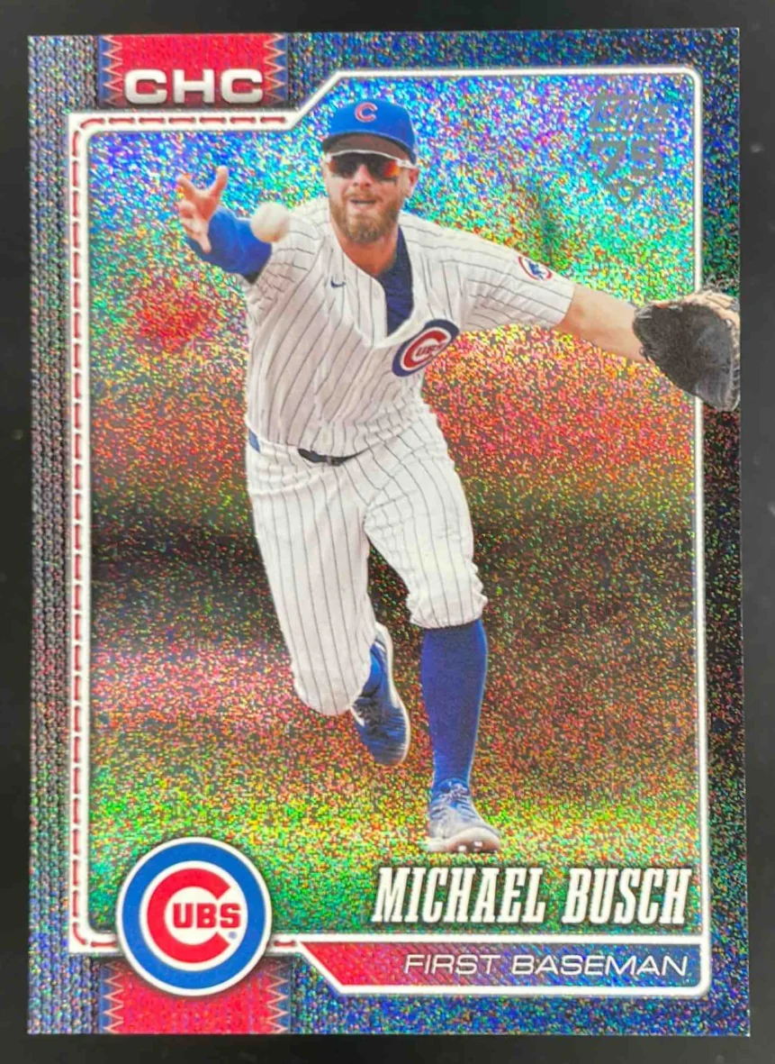 2026 Topps Black Sandglitter #348 Michael Busch /10