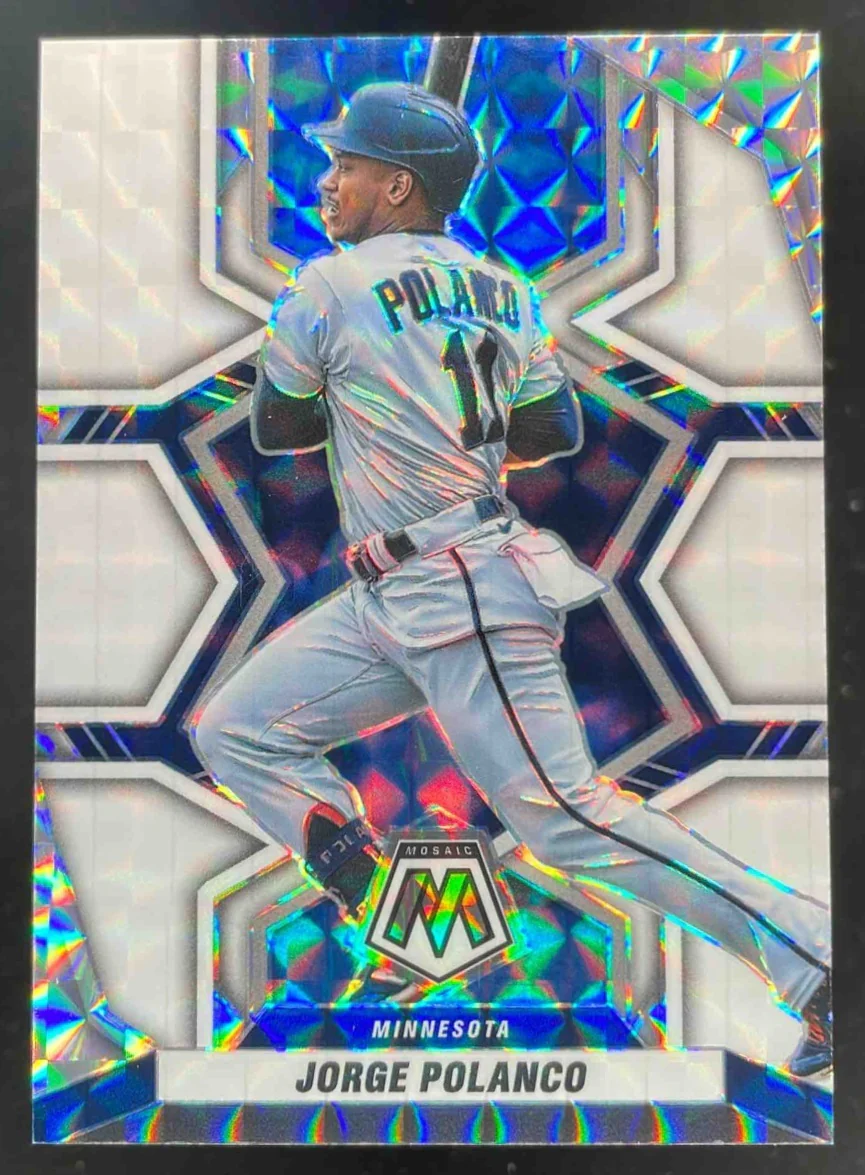 2022 Panini Mosaic White #167 Jorge Polanco /25