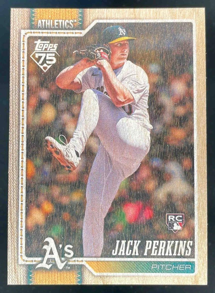 2026 Topps Wood #206 Jack Perkins RC /25