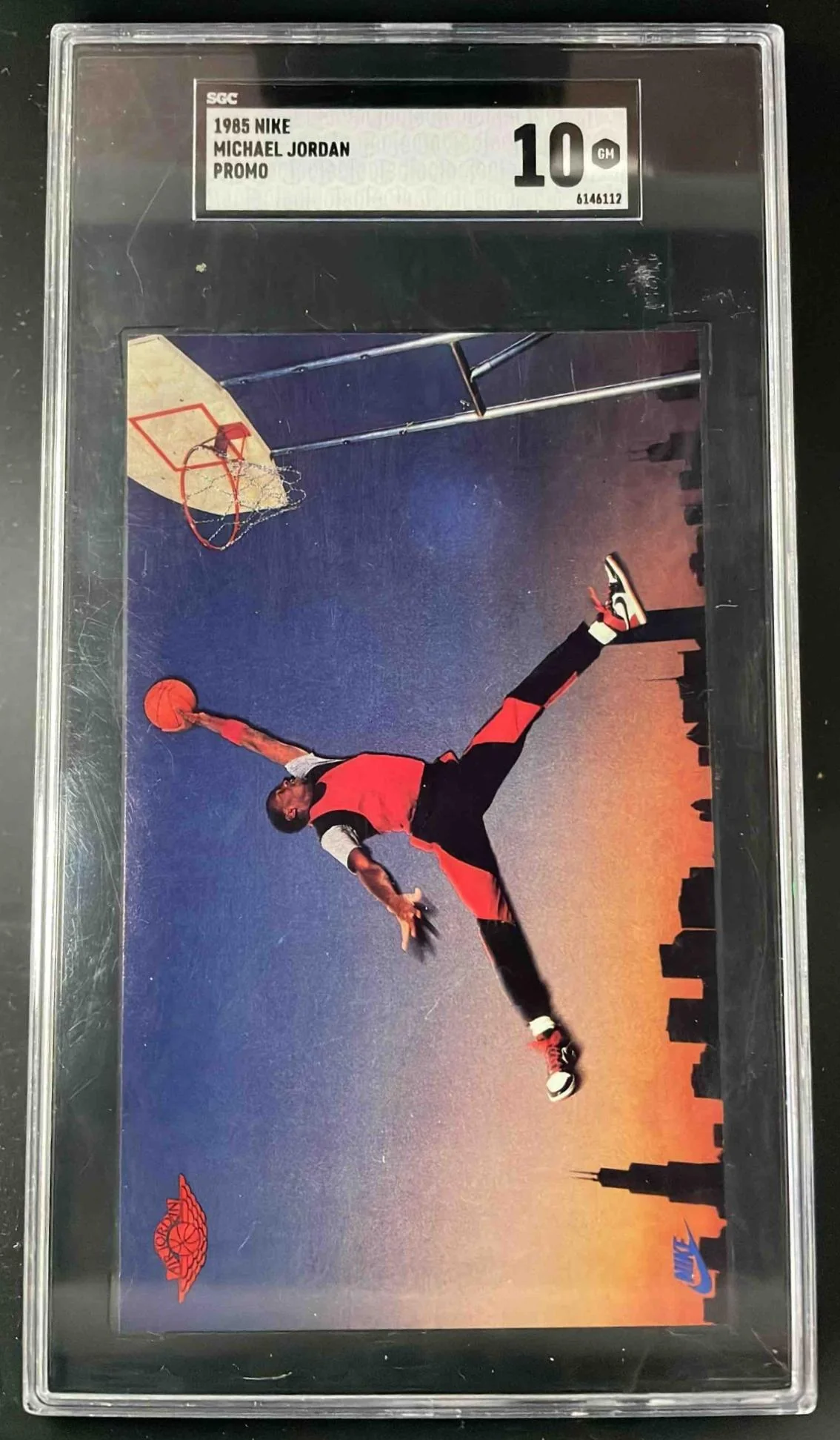 1985 Nike Promo Michael Jordan SGC 10